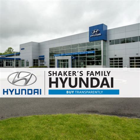 Shaker's Family Hyundai. 4.3 (727 reviews) 674 Straits Turnpike Watertown, CT 06795. Visit Shaker's Family Hyundai. Sales hours: 9:00am to 5:00pm. Service hours: 8:00am to 12:00pm.. 
