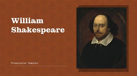 Shakespeare google slides template free