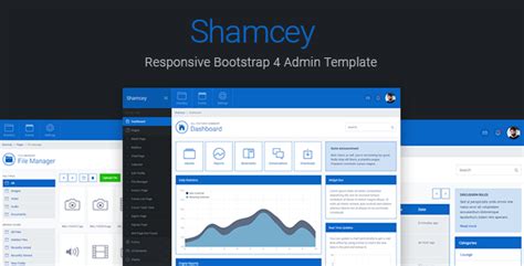 Shamcey Metro Style Bootstrap 4 Admin Template By Themepixels Themeforest