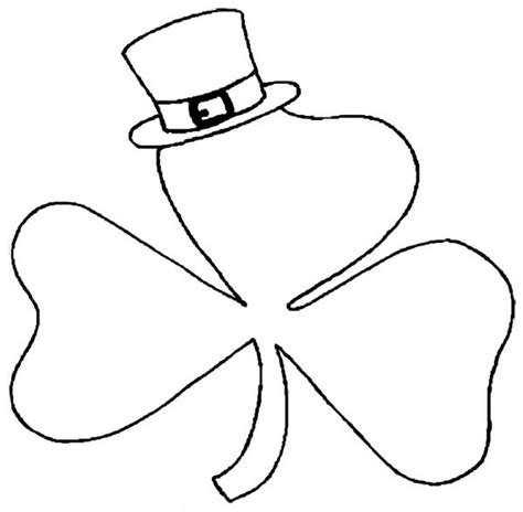 Shamrock Coloring Pages to Print and Color