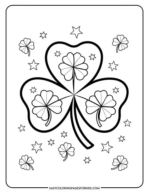 Shamrocks Coloring