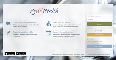 University of Florida Health offers patients 24/7 access to its patient portal. Go online at your convenience and log in to view your upcoming clinic visits, check your lab results, or view and pay a bill. You can also communicate with your provider securely and view your health record from any location on a computer…. 