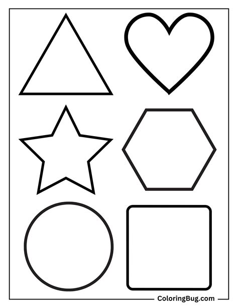 Shape Coloring Shee
