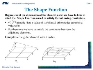 Shape Function And Jacobian Of Isoparametric Elements