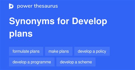 Shape Plans synonyms - 65 Words and Phrases for Shape Plans