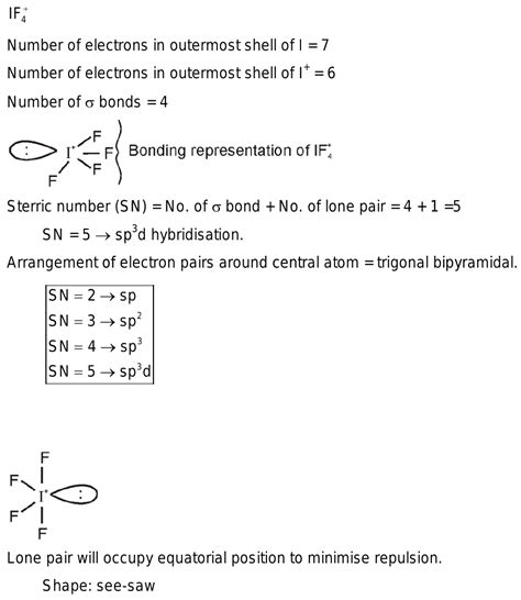 Shape of IF4+ - BYJU