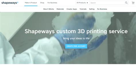 Shape ways. Shapeways risks its own business model by functioning as part marketplace/part 3D printing service. Middling User Sales and Shifting Toward Services. Having raised more than $100-million USD to date, Shapeways established itself as a 3D printing powerhouse. This informs the $30-million USD … 