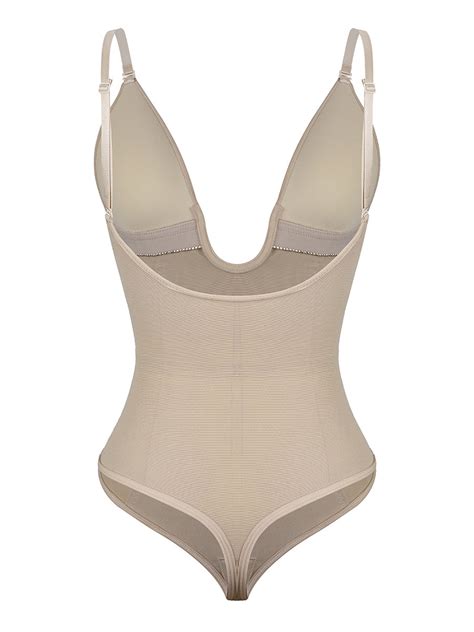 Shapewear low back. Spanx is a household name and our best overall shapewear pick. With a low-cut back, this pick allows you to wear full-body shapewear with backless dresses. The cups are slightly padded and are ... 