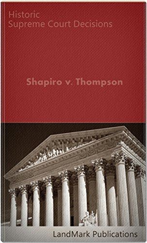 Shapiro V. Thompson Shapiro Thompson