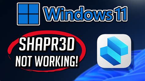 Shapr3d App Not Working or Not Opening on Windows 11/10