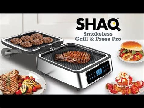 Shaq Smokeless Grill And Press Recipes