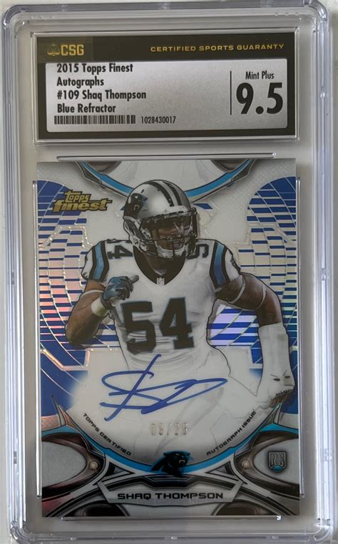 Shaq Thompson 2015 Topps #427 Carolina Panthers FOOTBALL