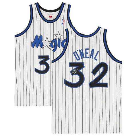 Shaquille O’Neal Orlando Magic Autographed White 1993 Mitchell …