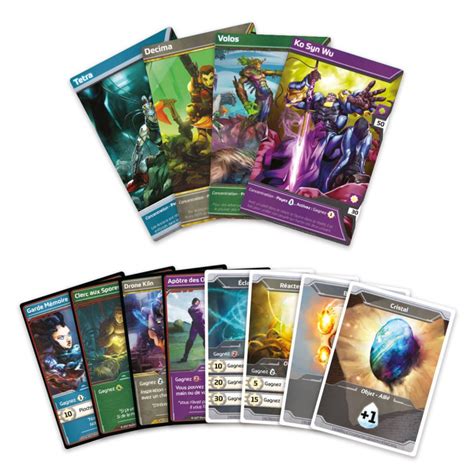 Relics of the Future is the first expansion for Shards of Infinity, the small-box deck-building game from Stoneblade Entertainment and Ultra Pro launched back in spring 2018. Designers Gary Arant and Justin Gary teamed up once again with artist Aaron Nakahara to create 32 new cards that integrate fully with the contents of the base game.