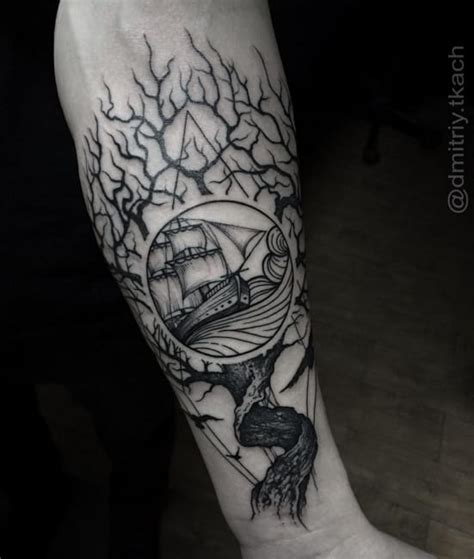 Share 71+ gothic tree tattoo in.eteachers