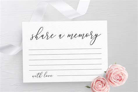 Share A Memory Card Printable Template Memory Cards Share a Etsy