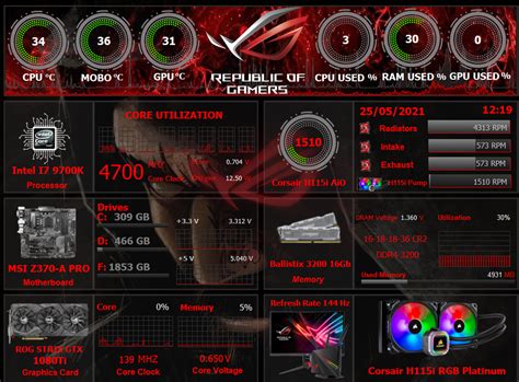 Share your SensorPanel Page 35 Hardware monitoring AIDA64
