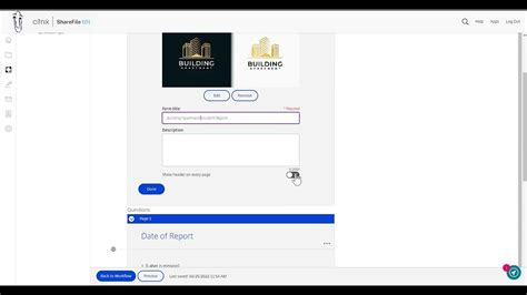 ShareFile Create Form Templates for Custom Workflows YouTube