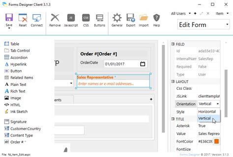 SharePoint Forms Designer Plumsail