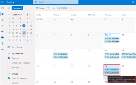 SharePoint Group Calendar Web Part EnjoySharePoint