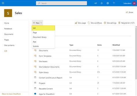 SharePoint Online PowerShell to Create a List SharePoint Diary
