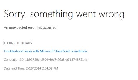 SharePoint Search Error - Sorry, something went wrong - ThreeWill