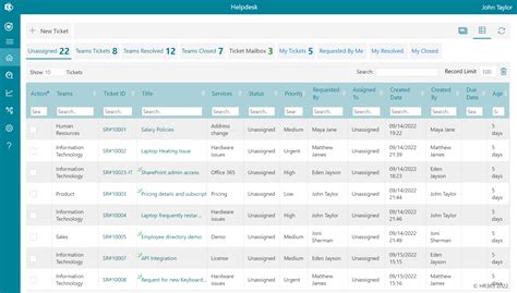 SharePoint Ticketing System Best SharePoint Helpdesk HR365