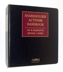 Shareholder activism handbook by jay w eisenhofer. - Fanuc 35i model b programming manual.