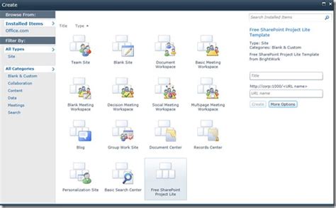 Sharepoint 2010 Project Template Free