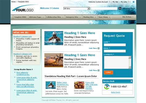 Sharepoint Themes Sharepoint Templates Sharepoint Master Pages Sharepointpackages Com