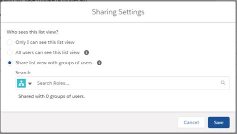 Sharing List Views IdeaExchange - Salesforce