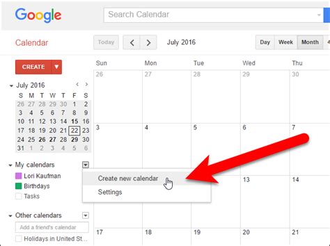Sharing My Google Calendar