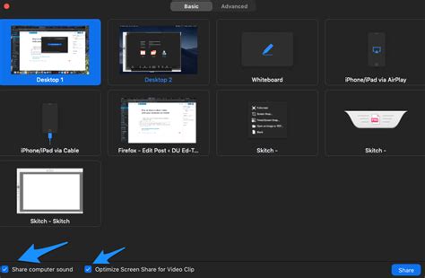 Sharing Screens in Zoom DU EdTech Knowledge Base