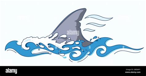 Shark Fin Illustrations & Vectors - Dreamstime