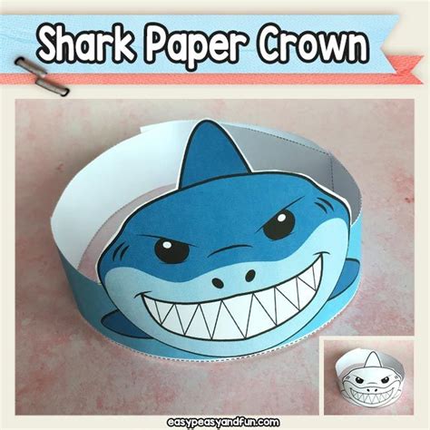 Shark Hat Template Printable Word Searches
