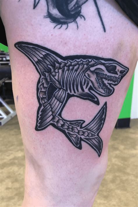Shark Skull Tattoo Idea