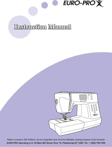Shark euro pro sewing machine instruction manual. - Cummins qsc 8 3 operation manual.