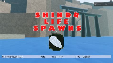 Shark sword SPAWN Shindo Life - YouTube