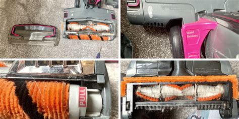 The roller brush is a critical component of your Shark vacuum. If it's not spinning, the vacuum becomes hard to push. This could be due to the power button not being set to position II, which runs the roller brush. It could also be due to a build-up of debris blocking its movement. Regularly clean the roller brush to ensure it spins freely ...