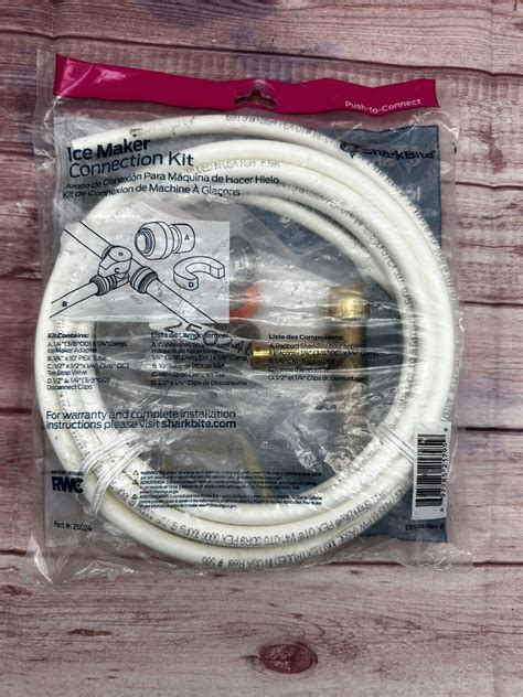 SharkBite ice maker connection kit adapter leaks