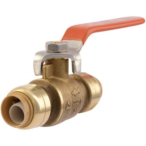 SharkBite 1/2 Inch Ball Valve, Push to Connect Brass Plumbing Fitting, Water Shut Off, PEX Pipe, Copper, CPVC, PE-RT, HDPE, 22222-0000LFA 4.7 out of 5 stars 2,851 3 offers from $24.73. 