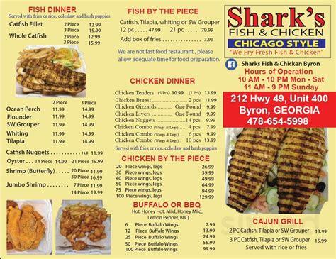Sharks fish and chicken.  Sharks Fish & Chicken (Dayton) 3. 6 (34) &bull; Seafood &bull; A...
