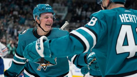 Sharks win 2nd straight after 11 consecutive losses to open season, 3-2 over slumping Oilers