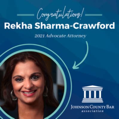 Since 2003, she has served as the co-founder and partner of Sharma-Crawford Attorneys at Law. KANSAS CITY, MO, August 31, 2022 /24-7PressRelease/ -- Rekha .... 