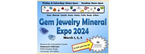 Sharonville Gem Expo - Sharonville Convention Center Cincinnati, …