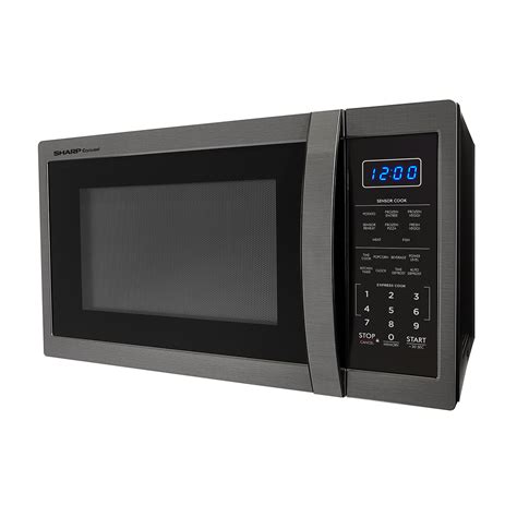 Sharp 1.4 Cu. Ft. Black Stainless Microwave SMC1452CH Abt