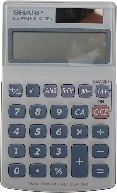 Sharp EL 240SAB Calculator,Grey - Amazon