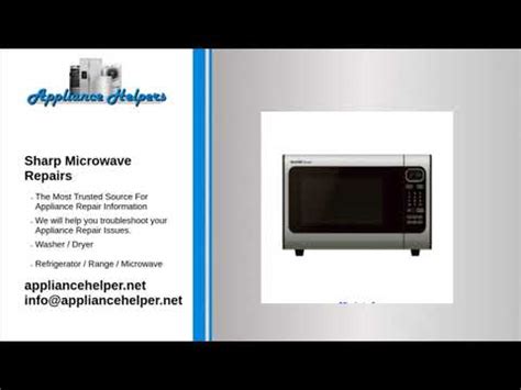 Sharp Microwave Oven Repair Questions, Solutions and Tips - Fixya