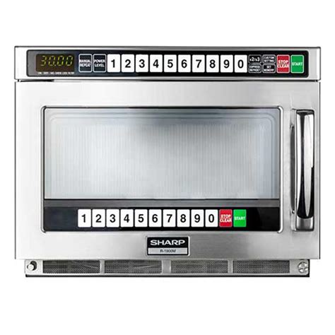 Sharp R1900M 1900w Commercial Microwave Digital Interface