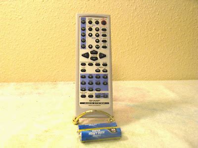 Sharp RRMCGA038AWSA Audio System Remote Control - eBay